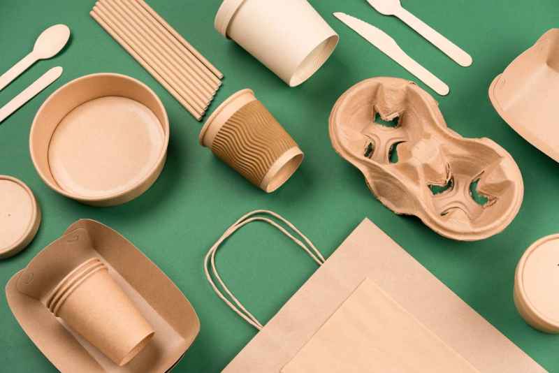 Vaisselle jetable recyclable événements