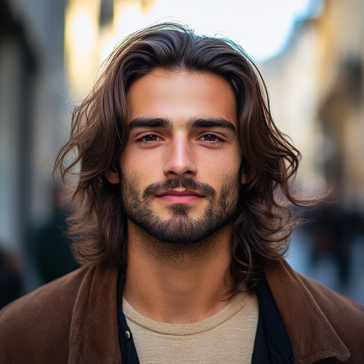 Coiffures longues actuelles pour hommes