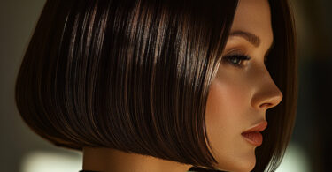 Coupe carrée plongeant dégradé : le style tendance qui affine le visage