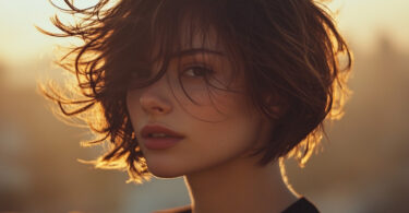 Coupe de cheveux courts effilés et sauvages : un style dynamique et moderne